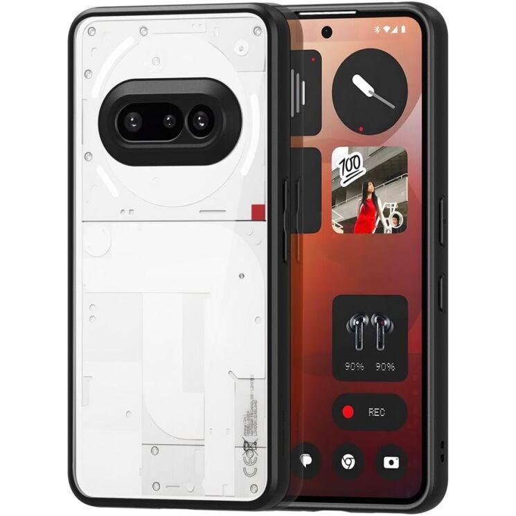 Защитный чехол DUX DUCIS Aimo Series (V2) для Nothing Phone (3a) - Black: фото 1 из 6