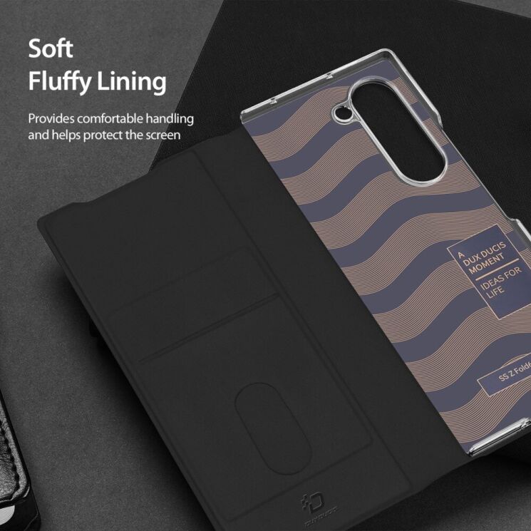 Защитный чехол DUX DUCIS Bril Series (S Pen) для Samsung Galaxy Fold 6 - Black: фото 11 из 12