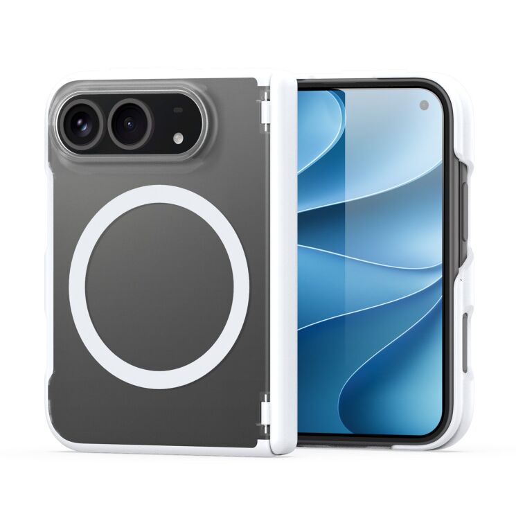 Захисний чохол Dux Ducis Expn Series Magnetic (FF) для iPhone Duo - White (435006W) Захисний чохол Dux Ducis Expn Series Magnetic (FF) для iPhone Duo - White: фото 1 з 12