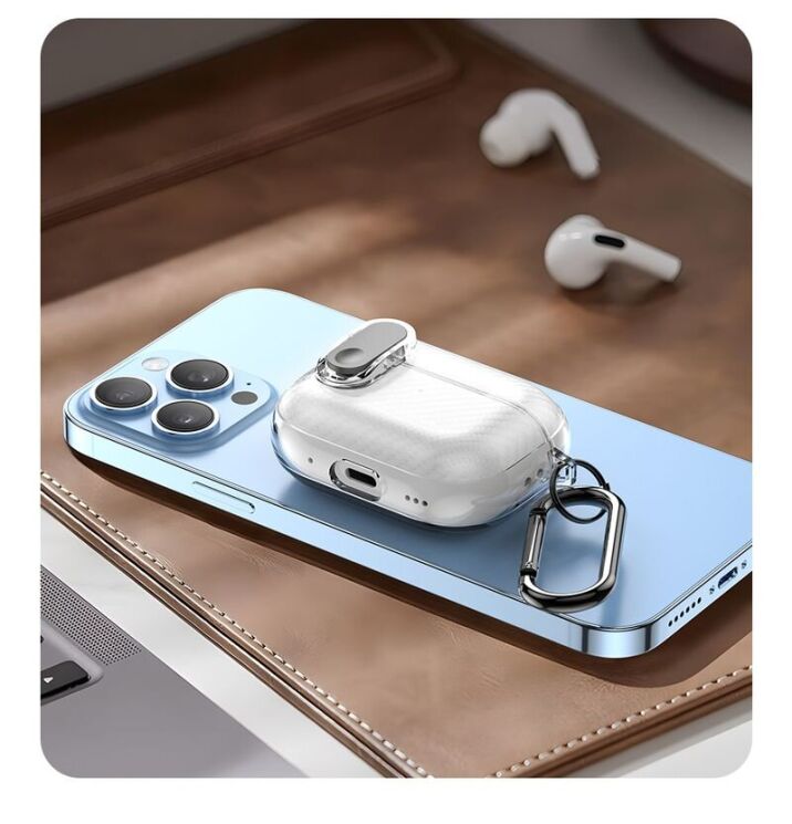 Захисний чохол DUX DUCIS PECK Series для Apple AirPods Pro 2 - Pink: фото 16 з 19