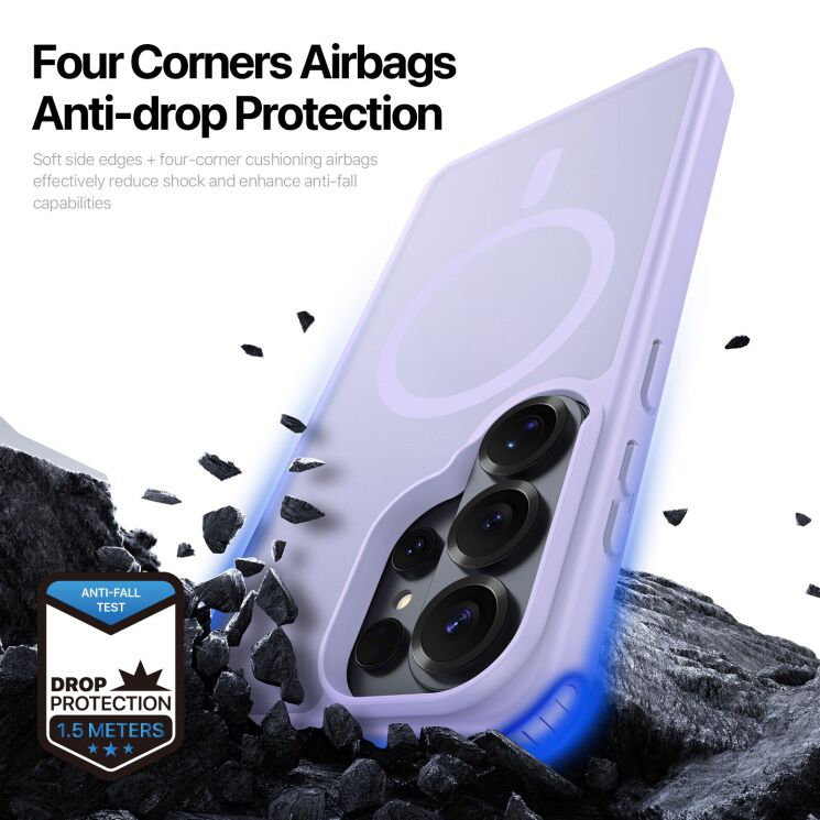 Захисний чохол DUX DUCIS Yind Series MagSafe для Samsung Galaxy S26 Ultra - Black: фото 9 з 10