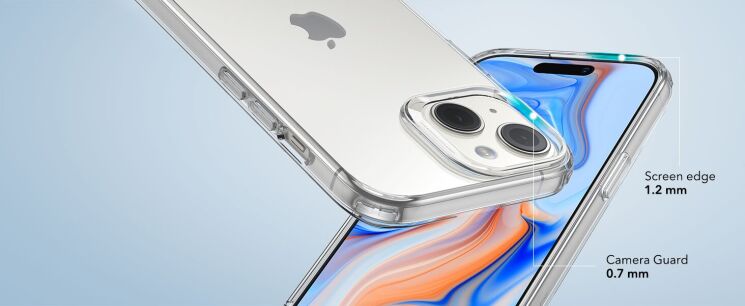 Захисний чохол ESR Project Zero для Apple iPhone 15 Plus - Clear: фото 4 з 6
