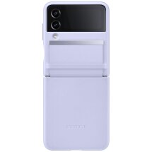 Защитный чехол Flap Leather Cover для Samsung Galaxy Flip 4 (EF-VF721LLEGUA) - Serenity Purple: фото 1 из 6