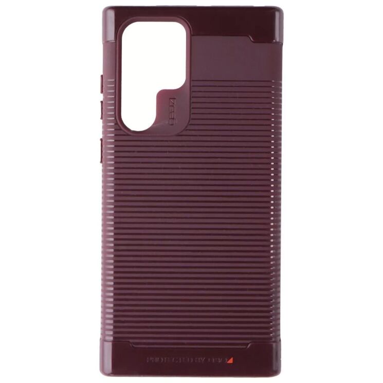 Захисний чохол Gear4 Havana для Samsung Galaxy S22 Ultra (S908) 702009126 - Burgundy: фото 3 з 6