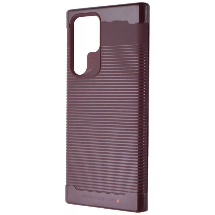 Захисний чохол Gear4 Havana для Samsung Galaxy S22 Ultra (S908) 702009126 - Burgundy: фото 2 з 6
