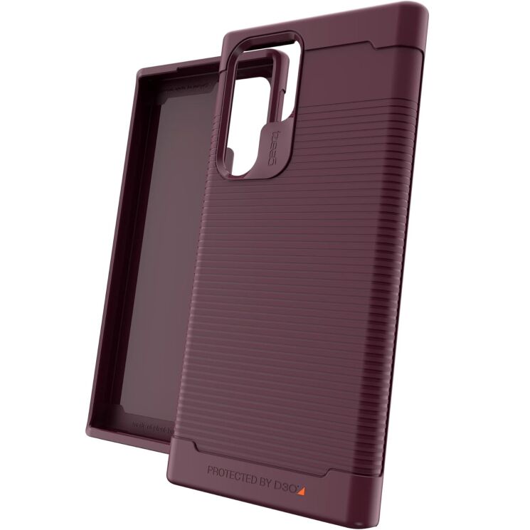 Захисний чохол Gear4 Havana для Samsung Galaxy S22 Ultra (S908) 702009126 - Burgundy: фото 1 з 6