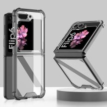 Защитный чехол GKK AirBag для Samsung Galaxy Flip 6 - Transparent Black: фото 1 из 7