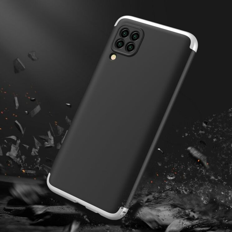 Захисний чохол GKK Double Dip Case для Huawei P40 Lite - Black / Silver: фото 6 з 8