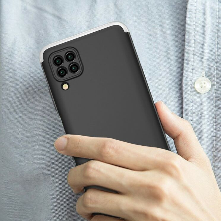 Захисний чохол GKK Double Dip Case для Huawei P40 Lite - Black / Silver: фото 7 з 8