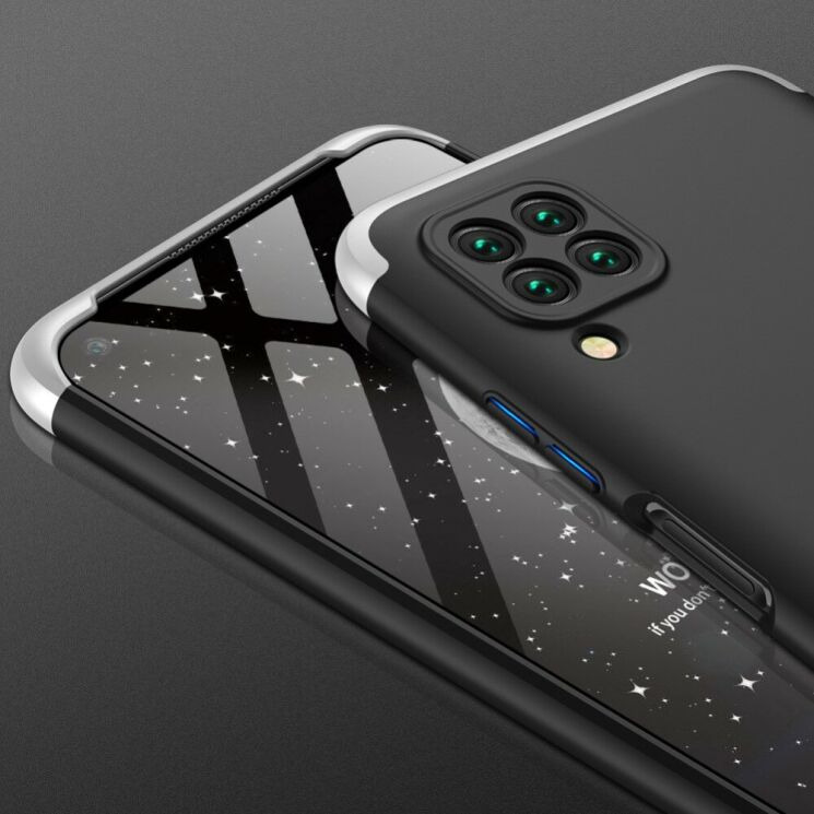 Захисний чохол GKK Double Dip Case для Huawei P40 Lite - Black / Silver: фото 3 з 8