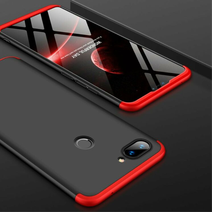 Защитный чехол GKK Double Dip Case для Xiaomi Mi 8 Lite - Black / Red: фото 9 из 17
