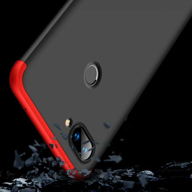 Защитный чехол GKK Double Dip Case для Xiaomi Mi 8 Lite - Black / Red: фото 6 из 17