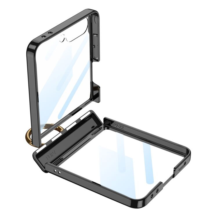 Защитный чехол GKK Hinge Ring для Samsung Galaxy Flip 7 - Champagne Gold: фото 8 из 10