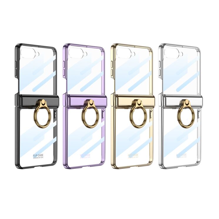 Защитный чехол GKK Hinge Ring для Samsung Galaxy Flip 7 - Champagne Gold: фото 10 из 10