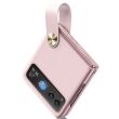 Защитный чехол GKK Strap Kickstand для Motorola Razr 40 - Pink (336501P)
