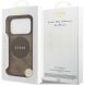 Защитный чехол Guess 4G Circle Classic Logo MagSafe для iPhone 17 Pro Max (GUHMP17XP4PGRSGW) - Brown (402878Z). Фото 8 из 8