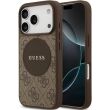 Защитный чехол Guess 4G Circle Classic Logo MagSafe для iPhone 17 Pro Max (GUHMP17XP4PGRSGW) - Brown (402878Z)