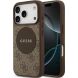 Защитный чехол Guess 4G Circle Classic Logo MagSafe для iPhone 17 Pro Max (GUHMP17XP4PGRSGW) - Brown (402878Z). Фото 1 из 8