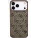 Защитный чехол Guess 4G Ring Classic Logo MagSafe для iPhone 17 Pro Max (GUHMP17XG4GFRW) - Brown (402883Z). Фото 2 из 8