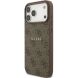 Защитный чехол Guess 4G Ring Classic Logo MagSafe для iPhone 17 Pro Max (GUHMP17XG4GFRW) - Brown (402883Z). Фото 3 из 8