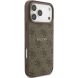 Защитный чехол Guess 4G Ring Classic Logo MagSafe для iPhone 17 Pro Max (GUHMP17XG4GFRW) - Brown (402883Z). Фото 4 из 8