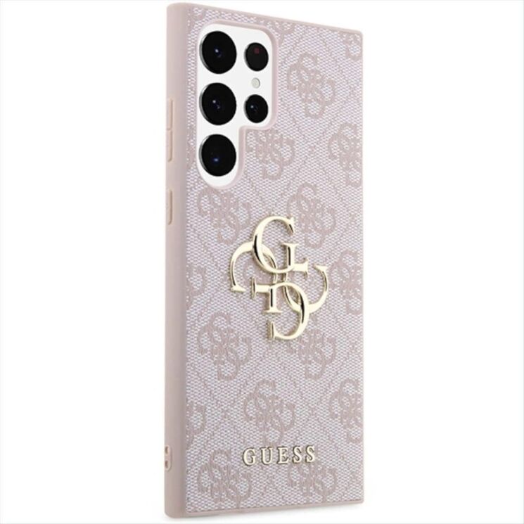 Защитный чехол Guess Big Metal Logo для Samsung Galaxy S23 Ultra (S918) - Pink: фото 4 из 8