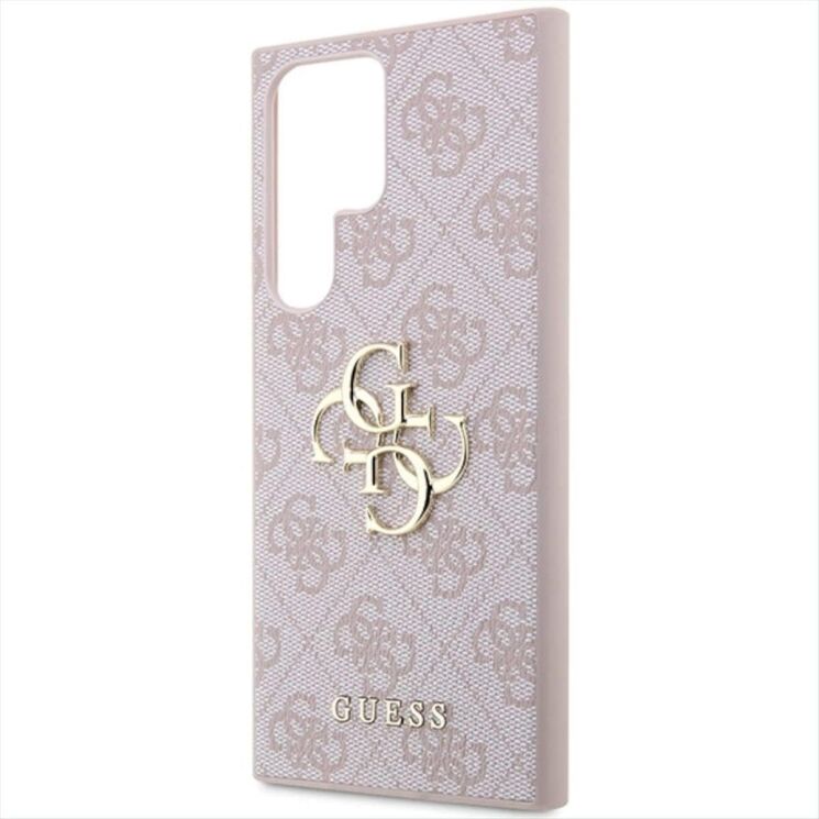 Защитный чехол Guess Big Metal Logo для Samsung Galaxy S23 Ultra (S918) - Pink: фото 5 из 8