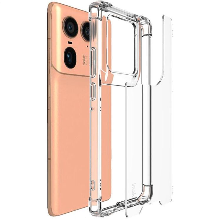 Защитный чехол IMAK Airbag MAX Case для Motorola Edge 50 Ultra - Transparent: фото 2 из 8
