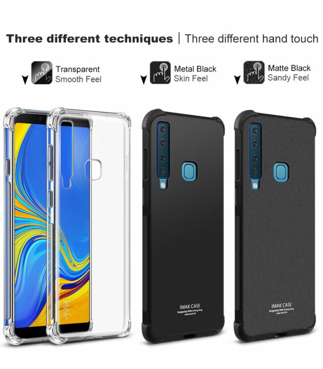 Чохол з посиленими кутами IMAK Airbag MAX Case для Samsung Galaxy A9 2018 (A920) - Transparent: фото 7 з 13