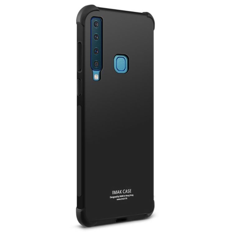 Чохол з посиленими кутами IMAK Airbag MAX Case для Samsung Galaxy A9 2018 (A920) - Metal Black: фото 3 з 13