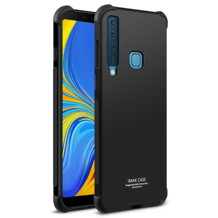 Чохол з посиленими кутами IMAK Airbag MAX Case для Samsung Galaxy A9 2018 (A920) - Metal Black: фото 1 з 13