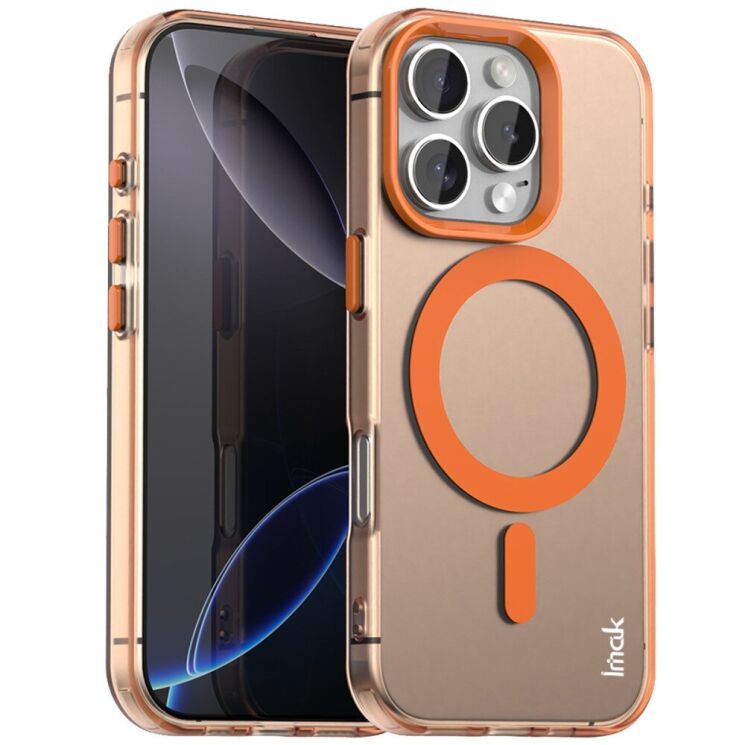 Защитный чехол IMAK Candy Series Magnetic для Apple iPhone 16 Pro Max - Orange: фото 1 из 9
