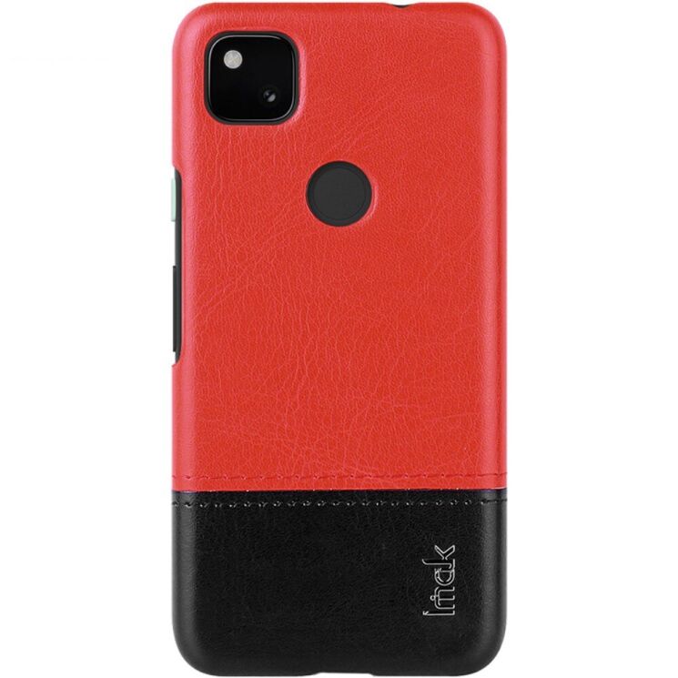 Захисний чохол IMAK Leather Series для Google Pixel 4A - Red / Black: фото 2 з 13