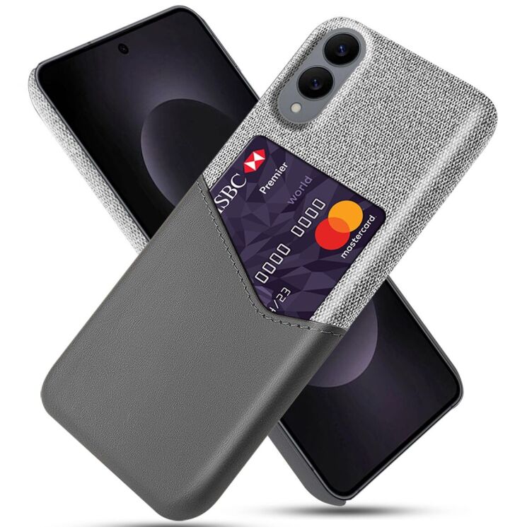 Защитный чехол KSQ Business Pocket для Samsung Galaxy S25 Edge (S937) - Grey: фото 1 из 4