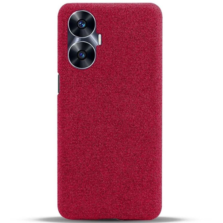 Защитный чехол KSQ Cloth Style для Realme C55 - Red: фото 3 из 6