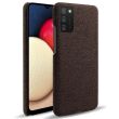 Защитный чехол KSQ Cloth Style для Samsung Galaxy A02s (A025) - Brown (230175Z)