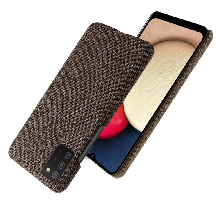 Защитный чехол KSQ Cloth Style для Samsung Galaxy A02s (A025) - Brown: фото 2 из 6