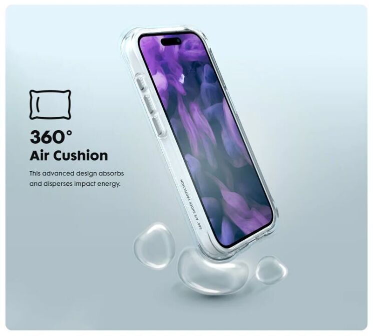 Защитный чехол Laut AERO PROTECT для Apple iPhone 15 Pro Max - White: фото 6 из 10
