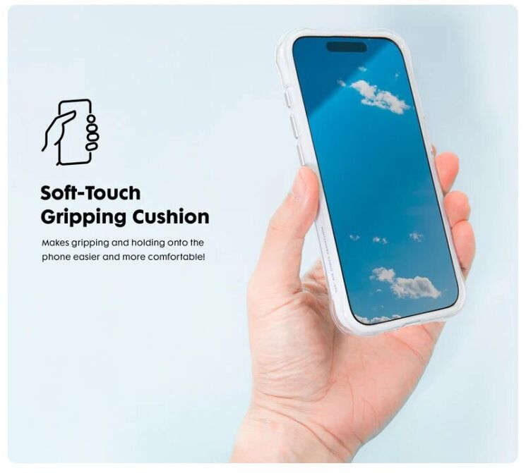 Защитный чехол Laut AERO PROTECT для Apple iPhone 15 Pro Max - White: фото 9 из 10