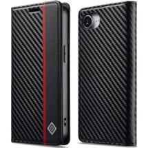 Защитный чехол LC.IMEEKE Carbon Fiber для Apple iPhone 16e - Vertical Stripe: фото 1 из 11