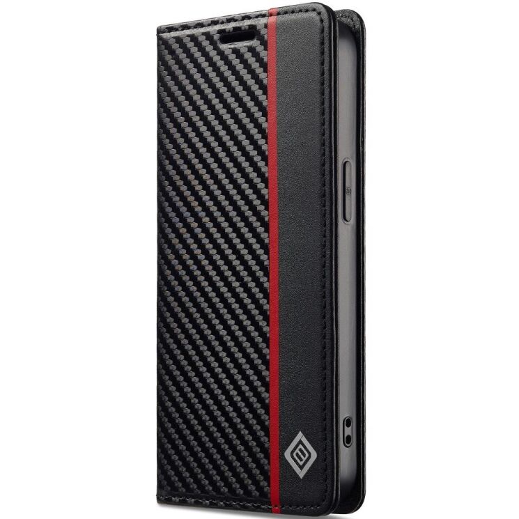 Защитный чехол LC.IMEEKE Carbon Fiber для Apple iPhone 16e - Vertical Stripe: фото 4 из 11