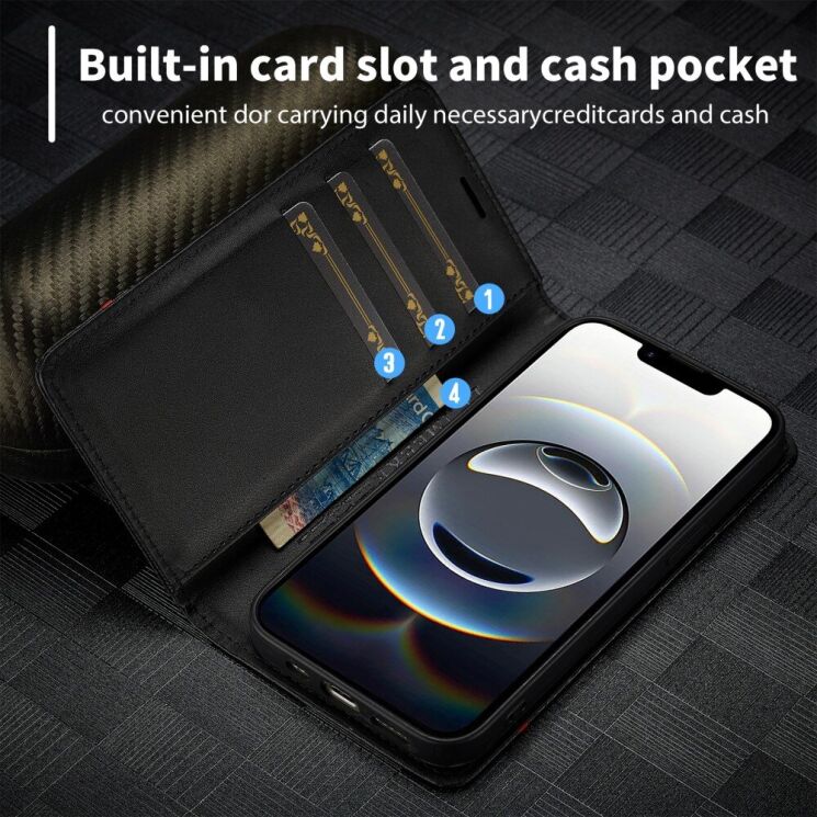 Защитный чехол LC.IMEEKE Carbon Fiber для Apple iPhone 16e - Vertical Stripe: фото 9 из 11