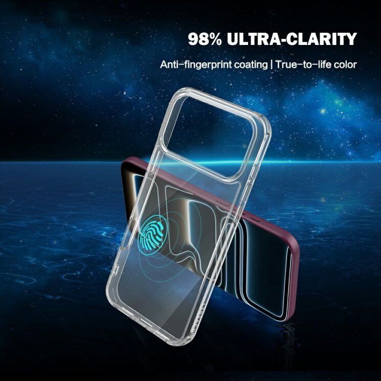 Захисний чохол LEREACH TOC Crystal Series для iPhone 18 Pro Max / 17 Pro Max - Transparent (423856T) Захисний чохол LEREACH TOC Crystal Series для iPhone 18 Pro Max / 17 Pro Max - Transparent: фото 10 з 13