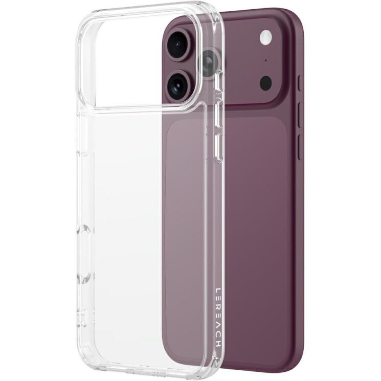 Захисний чохол LEREACH TOC Crystal Series для iPhone 18 Pro Max / 17 Pro Max - Transparent (423856T) Захисний чохол LEREACH TOC Crystal Series для iPhone 18 Pro Max / 17 Pro Max - Transparent: фото 1 з 13