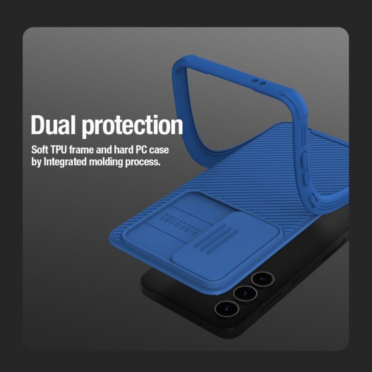 Защитный чехол NILLKIN CamShield Pro для Samsung Galaxy S24 - Black: фото 5 из 12