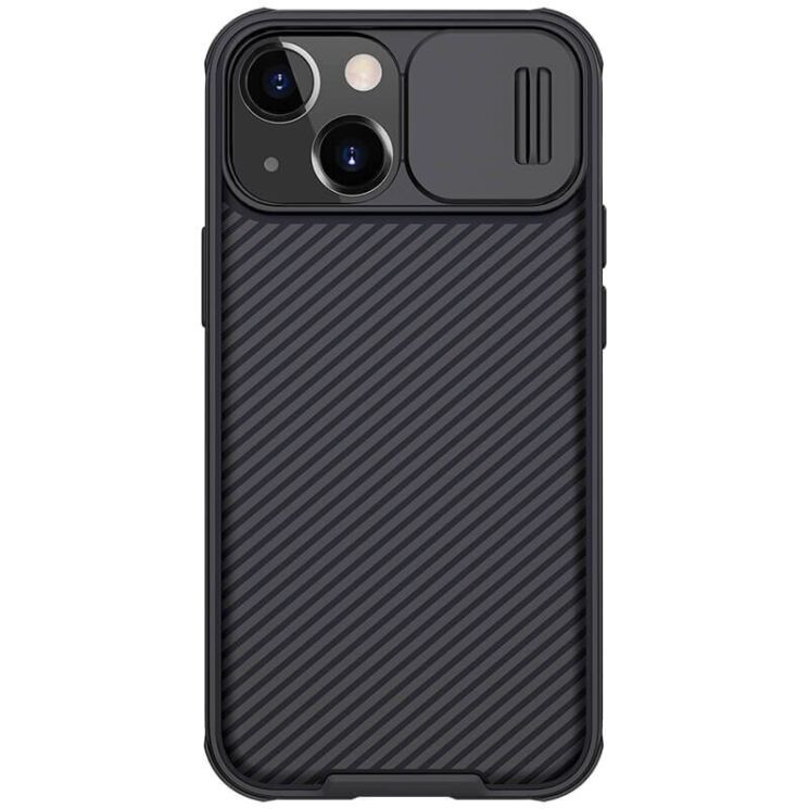 Защитный чехол NILLKIN CamShield Pro Magnetic для Apple iPhone 13 - Black: фото 1 из 21