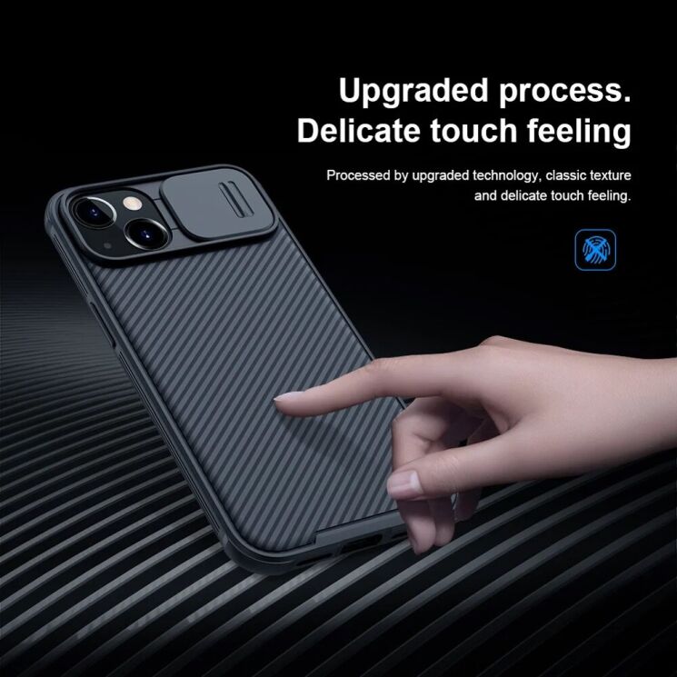 Защитный чехол NILLKIN CamShield Pro Magnetic для Apple iPhone 13 - Black: фото 11 из 21