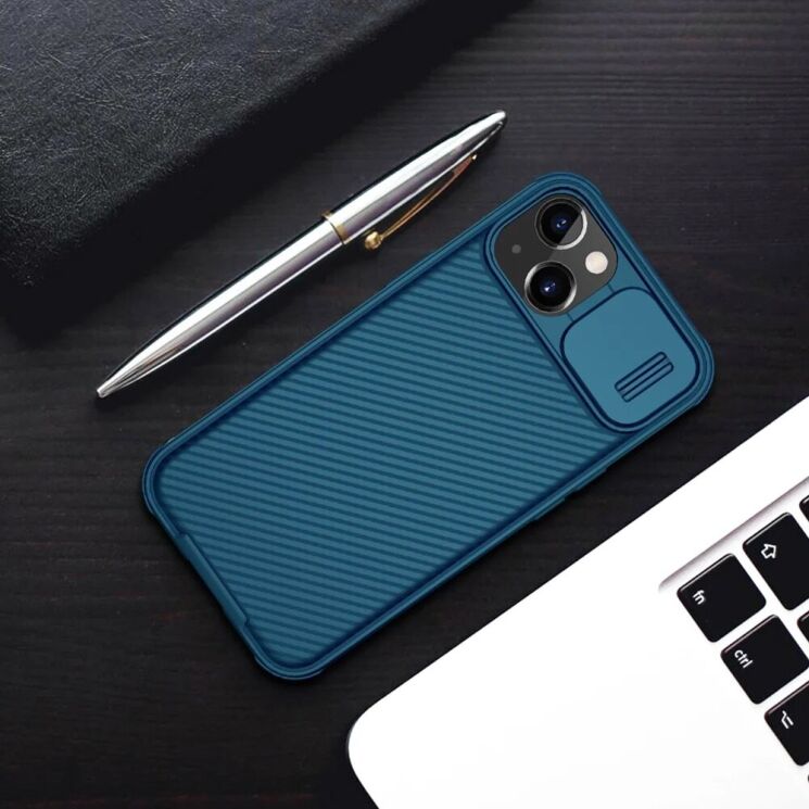 Защитный чехол NILLKIN CamShield Pro Magnetic для Apple iPhone 13 - Black: фото 19 из 21