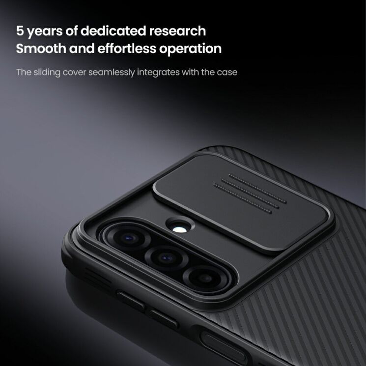 Захисний чохол NILLKIN CamShield Pro (with MagSafe Support) для Samsung Galaxy A17 (A175) - Black: фото 8 з 17