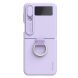 Защитный чехол NILLKIN CamShield Silky Silicone Case (FF) для Samsung Galaxy Flip 4 - Purple (302249V). Фото 1 из 17